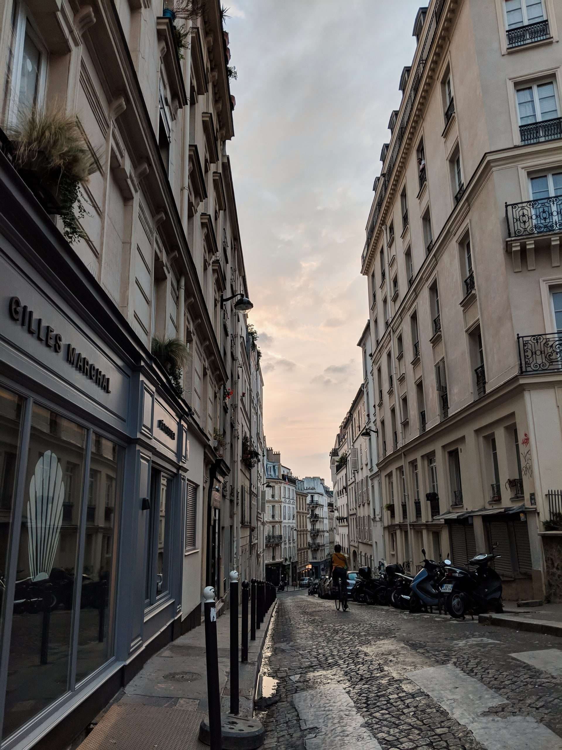 Street scene in Pigalle, Paris