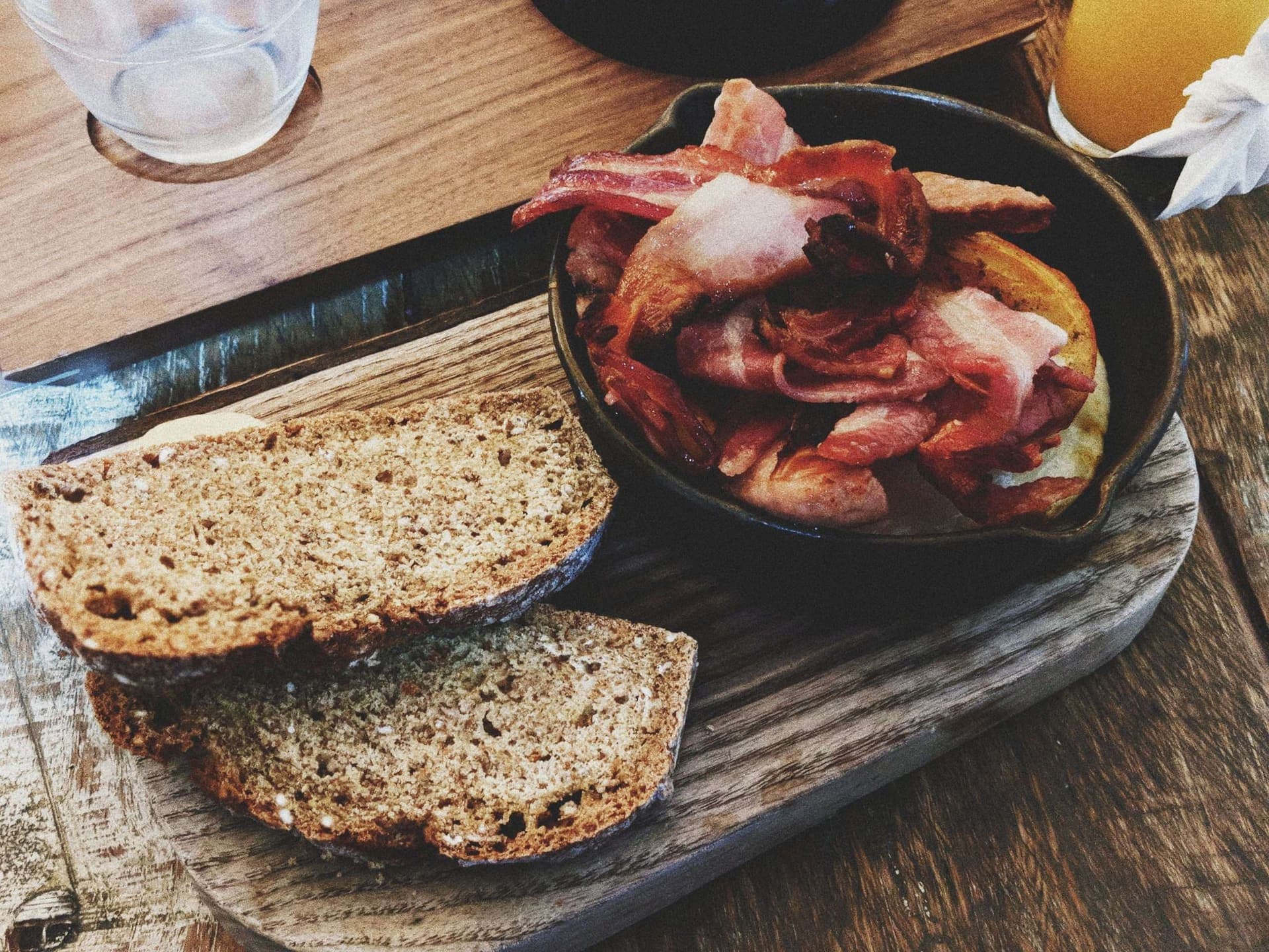 Traditional Irish breakfast at the former Hatch & Sons café in Dublin