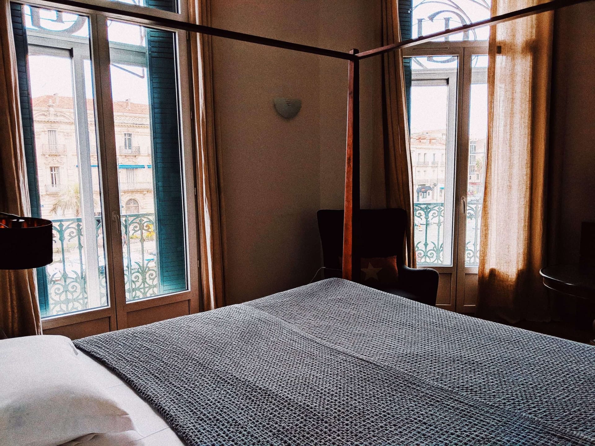 Le Grand Hotel on the canal in Sète, the little Venice of Languedoc