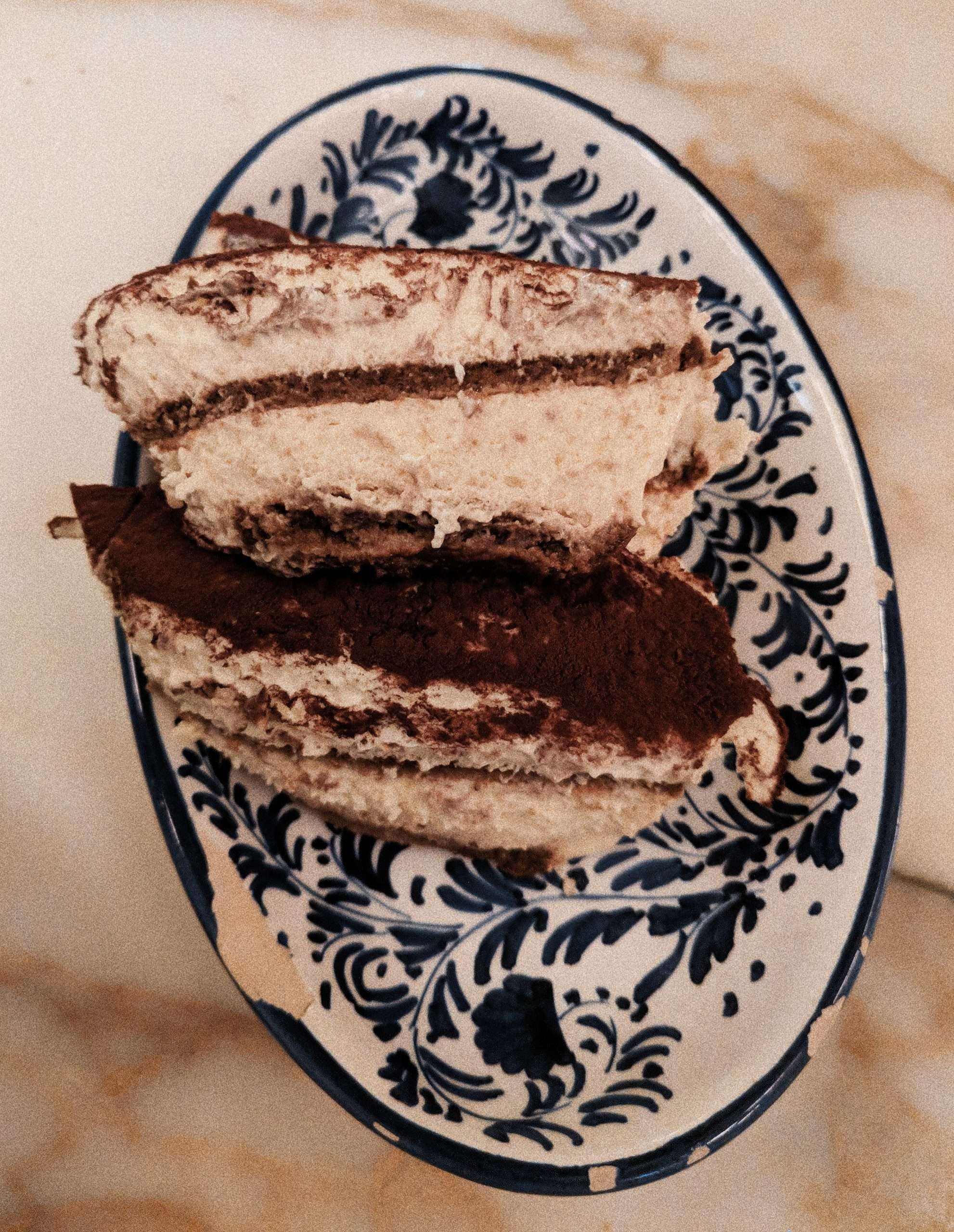 Coffee and cake at a Pigalle café in Paris