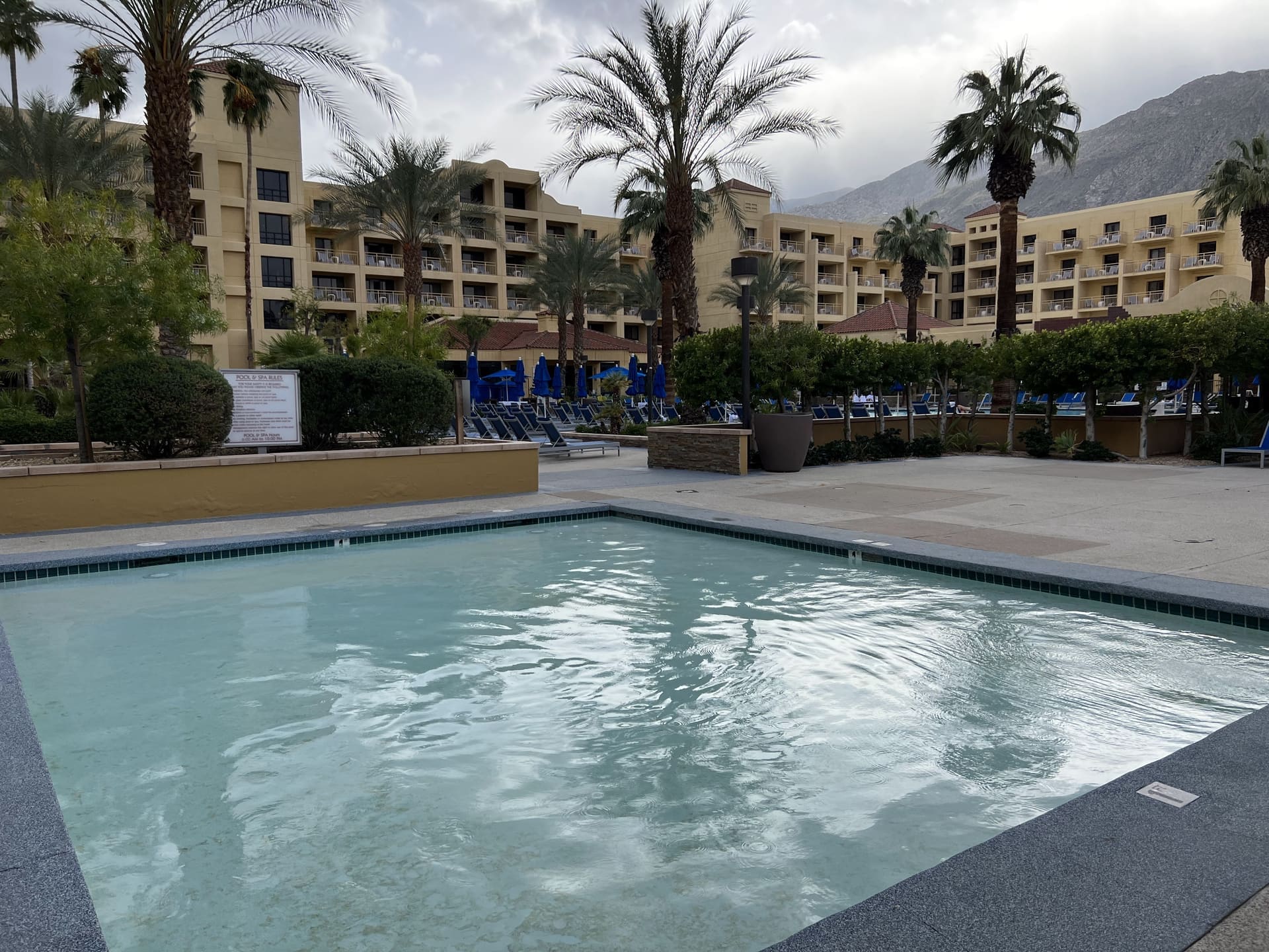 The kids' pool at the Renaissance Palm Springs Hotel - Best Hotels for Families in Palm Springs