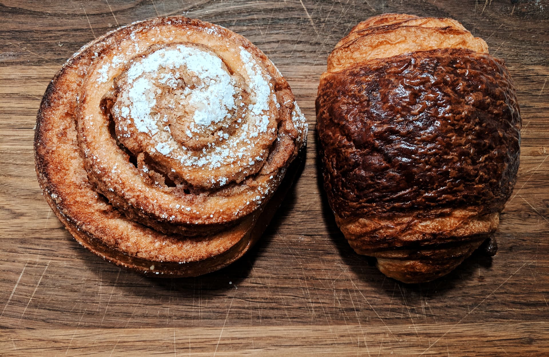 Buttery pastries at the little bakery Nick and Sons in Williamsburg, Brooklyn.