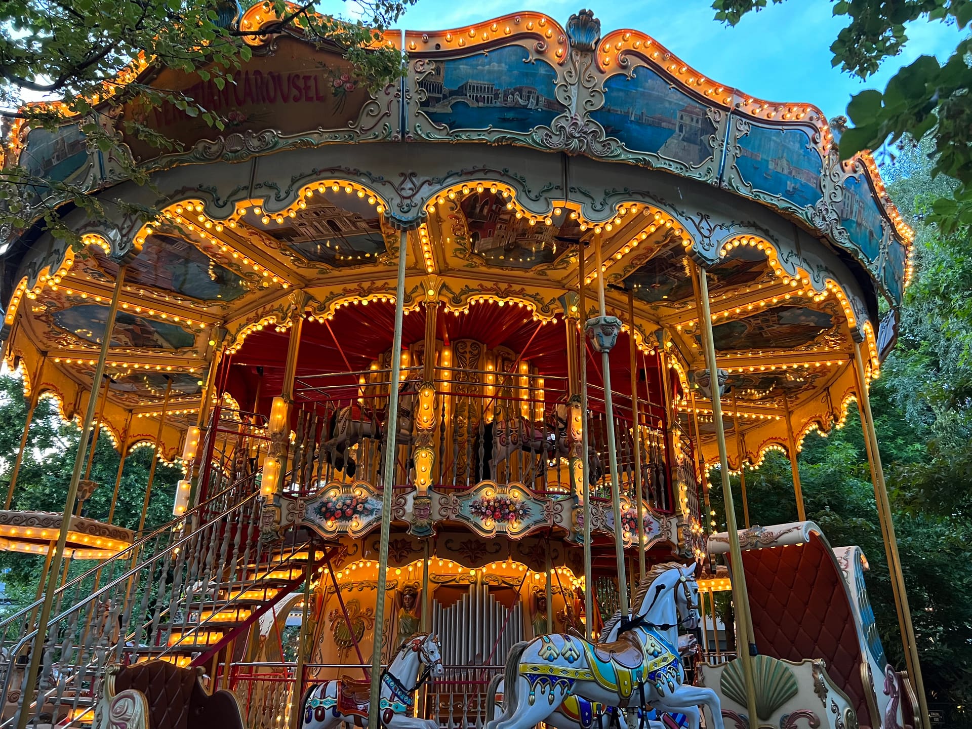Ferris wheel at Tivoli Gardens in Copenhagen