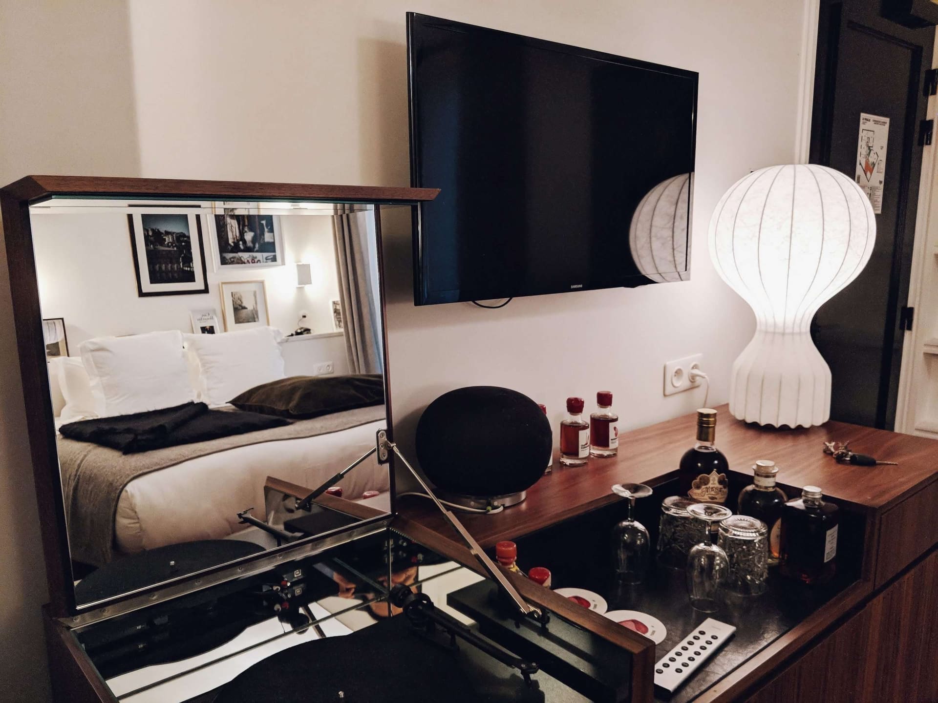 Guest room at Le Pigalle boutique hotel in Paris