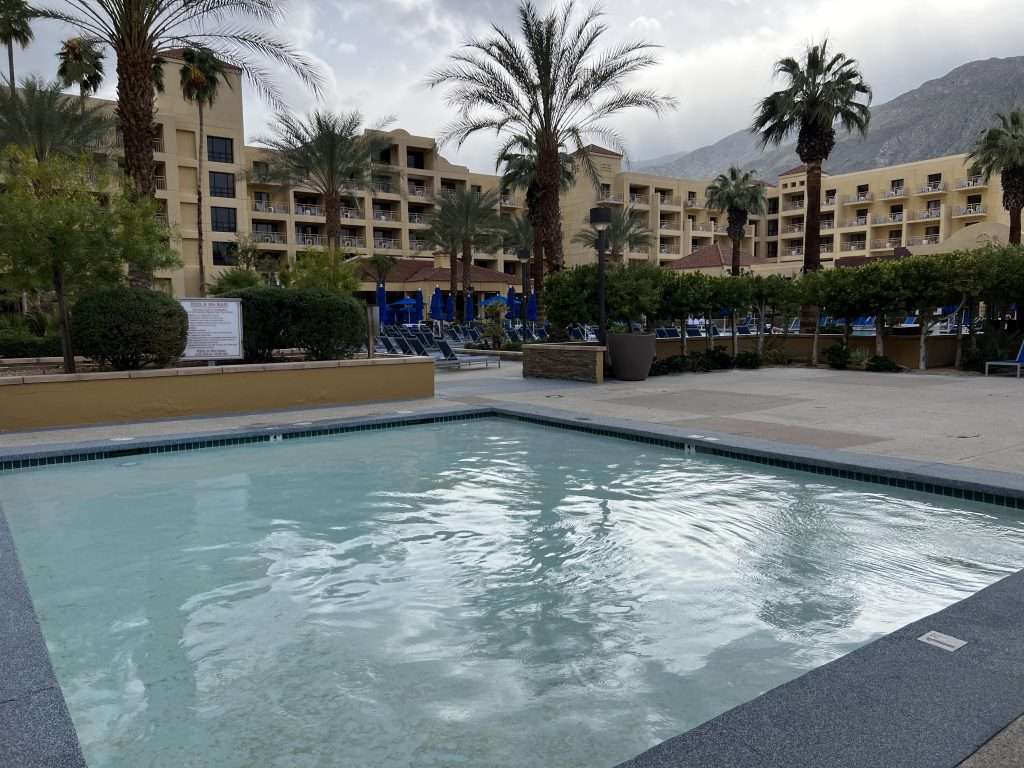 The kids' pool at the Renaissance Palm Springs Hotel - Best Hotels for Families in Palm Springs